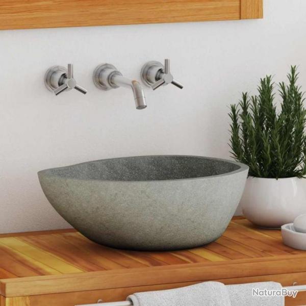 Lavabo en pierre de rivire Ovale (37-46)x(29-36) cm alsavelo