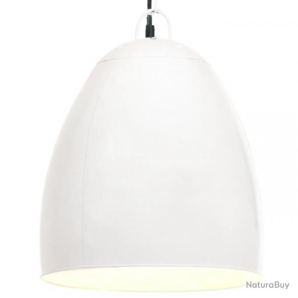 Lampe suspendue industrielle 25 W Blanc Rond 42 cm E27