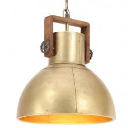 Lampe suspendue industrielle 25 W Laiton Rond 40 cm E27 alsavelo