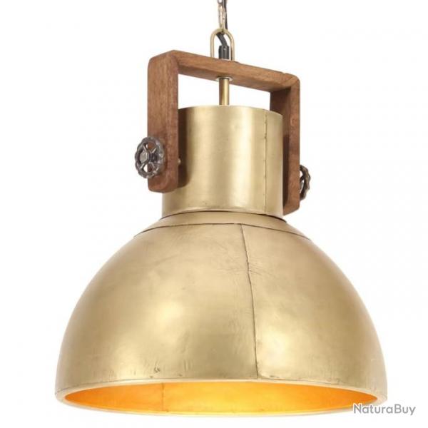 Lampe suspendue industrielle 25 W Laiton Rond 40 cm E27