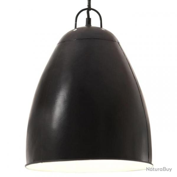 Lampe suspendue industrielle 25 W Noir Rond 32 cm E27