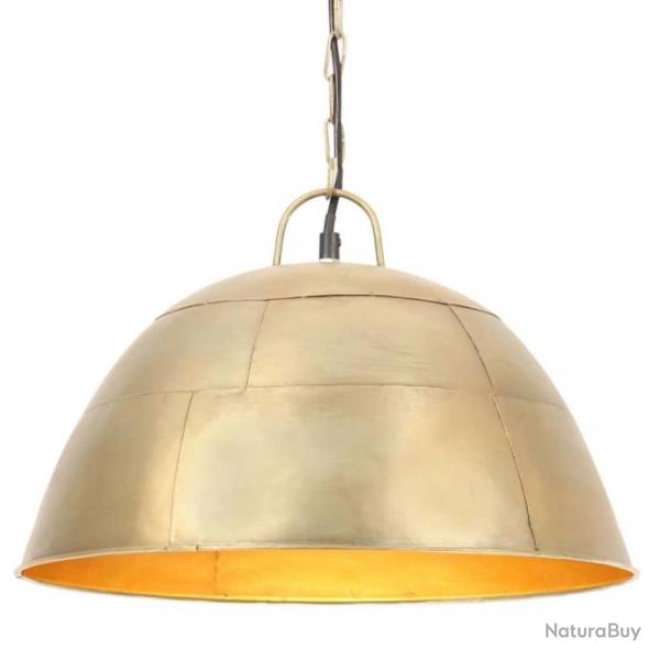 Lampe suspendue industrielle vintage 25 W Laiton Rond 41 cm E27