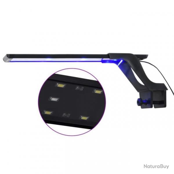 Lampe  LED d'aquarium avec pince 35-55 cm Bleu et blanc