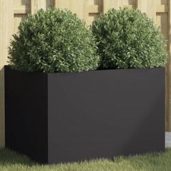 Jardinière noir 62x47x46 cm acier alsavelo