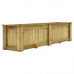 Jardinière surélevée 196x50x50 cm Bois de pin imprégné alsavelo