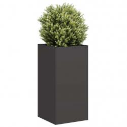 Jardinière noir 40x40x80 cm acier laminé à froid alsavelo