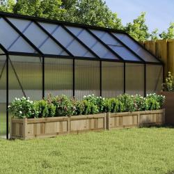 Jardinières 2 pcs bois de pin imprégné alsavelo