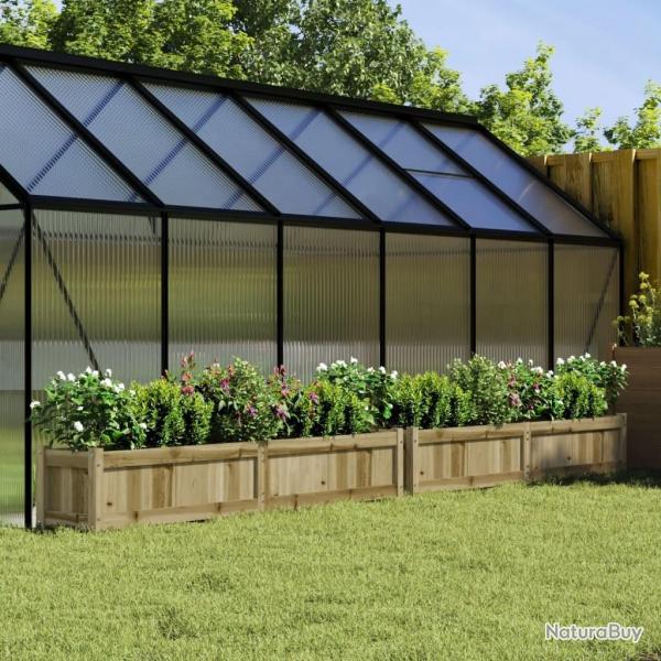 Jardinires 2 pcs bois de pin imprgn alsavelo