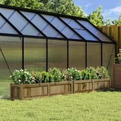 Jardinières 2 pcs bois de pin imprégné alsavelo