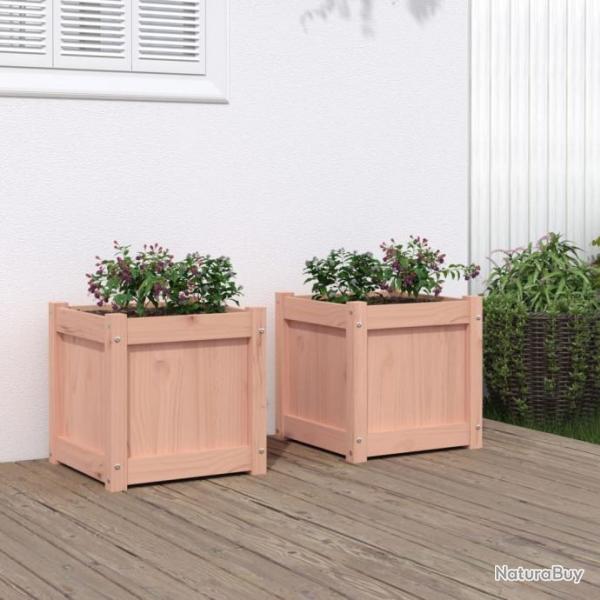 Jardinires 2 pcs bois massif douglas