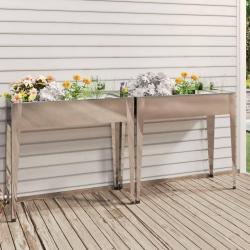 Jardinières 2 pcs Acier galvanisé alsavelo