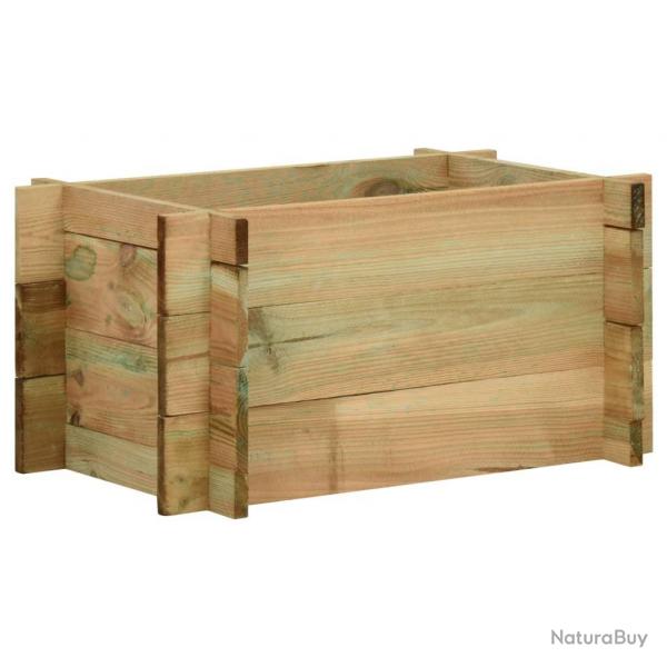 Jardinire surleve pour lgumes Bois de pin imprgn 40 cm alsavelo