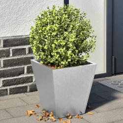 Jardinières 2 pcs 30x30x30 cm acier galvanisé alsavelo
