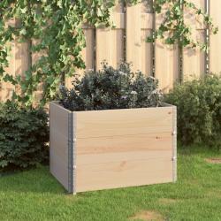 Jardinières surélevées 3 pcs 60x80 cm Bois de pin solide alsavelo