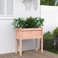 Jardinières avec pieds 70x31x70 cm bois massif douglas alsavelo