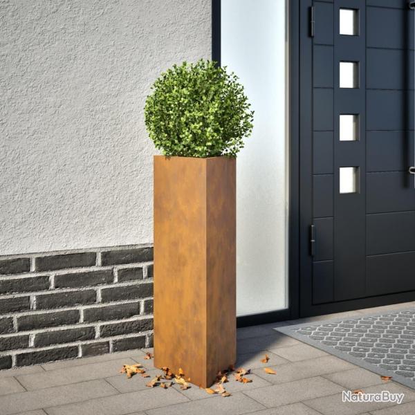Jardinires 2 pcs triangulaire acier rsistant aux intempries alsavelo