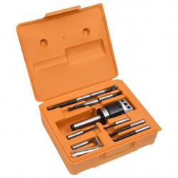 Jeu d'outils d'alésage 15 pcs 50 mm Tête d'alésage MT3-F1-12 alsavelo