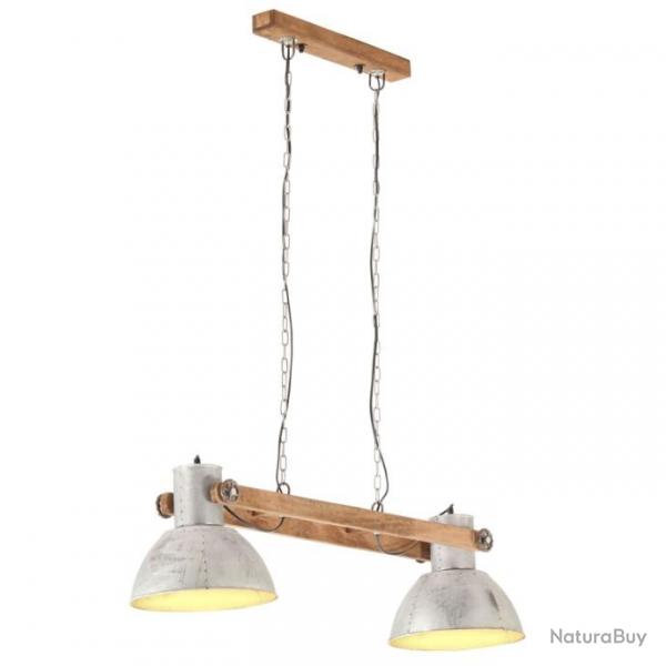 Lampe suspendue industrielle 25 W Argent 109 cm E27 alsavelo