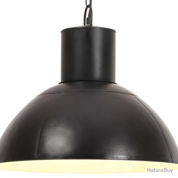 Lampe suspendue 25 W Noir Rond 48 cm E27 alsavelo