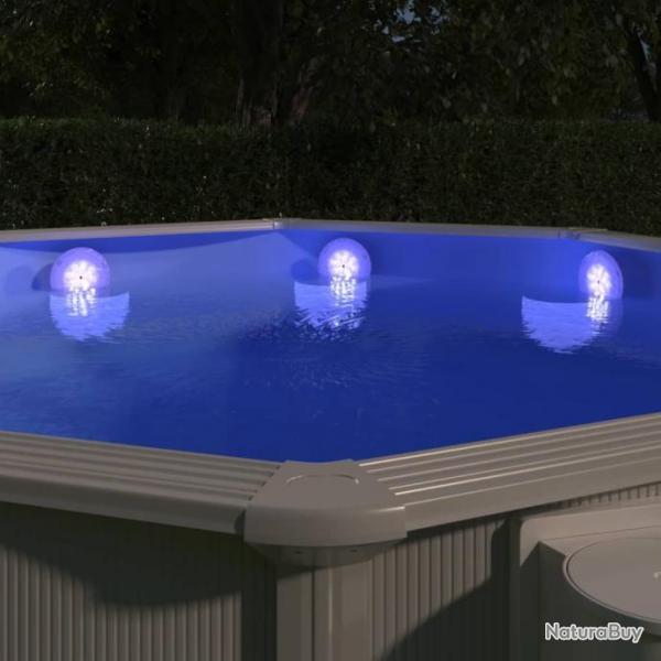 Lampe LED flottante submersible de piscine avec tlcommande