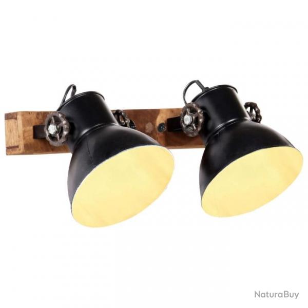 Lampe murale industrielle Noir 45x25 cm E27 alsavelo