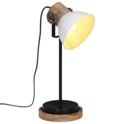 Lampe de bureau 25 W blanc 17x17x50 cm E27 alsavelo