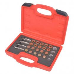 Kit de réparation de bouchon de vidange d'huile 64 pcs alsavelo