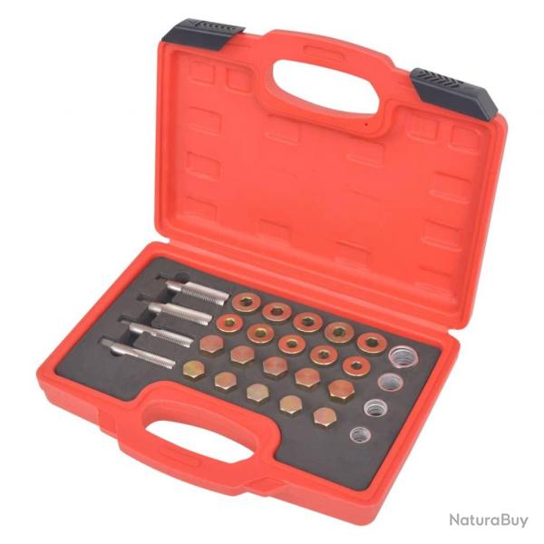 Kit de rparation de bouchon de vidange d'huile 64 pcs alsavelo