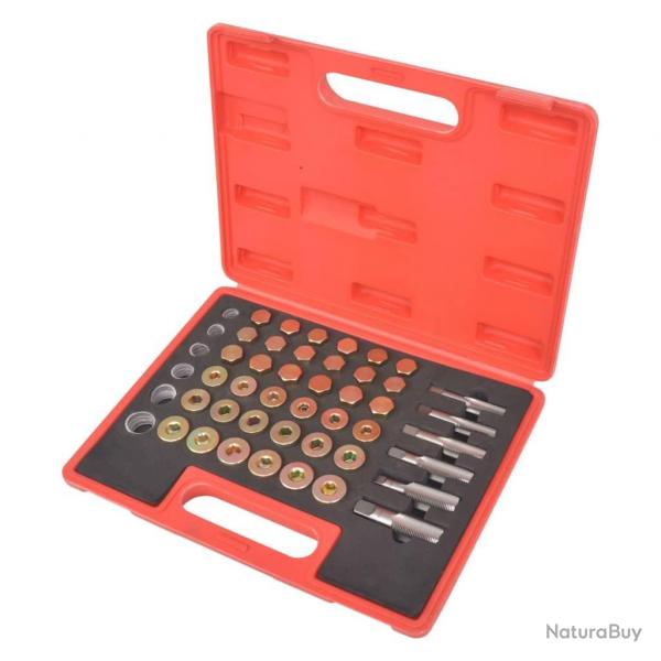 Kit de rparation de filetage de bouchon de vidange d'huile alsavelo