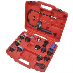 Kit de testeur de pression du radiateur 18 pcs alsavelo