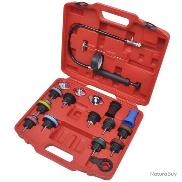 Kit de testeur de pression du radiateur 18 pcs alsavelo