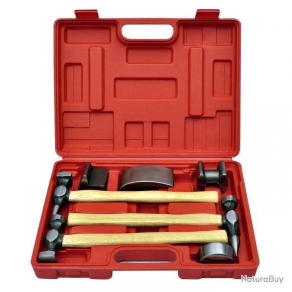 Kit de marteaux de carrosserie de voiture et de bosses 7 pcs alsavelo