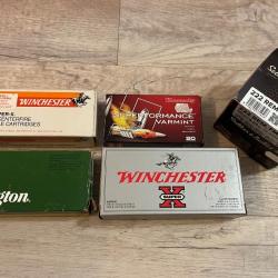 Lot munitions 222REM