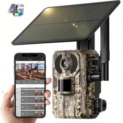 camara de chasse de surveillance cellulaire solaire infra rouge 4G.