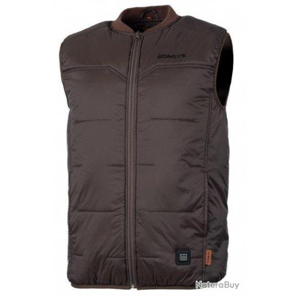 Gilet chauffant Thermoshield marron SOMLYS