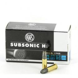 Balles RWS Subsonic Hollow Point - Cal. 22LR - Par 1