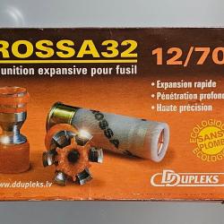 Vends 1 boite de 5 balles expansives rossa 32 cal 12/70