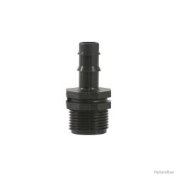 Raccord de branchement 20/27 Mâle tuyau arrosage (2 pièces)