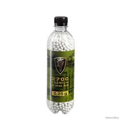 2700 billes BBS 6mm Elite Force blanc 0.25g