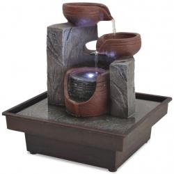 Fontaine d'intérieur avec lampe LED Polyrésine alsavelo
