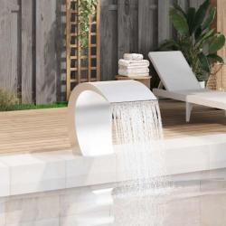 Fontaine cascade de piscine Acier inoxydable 45 x 30 x 60 cm alsavelo