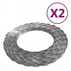 Fils barbelés BTO-22 2 pcs 100 m Acier alsavelo