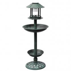 Mangeoire à oiseaux avec lampe solaire alsavelo