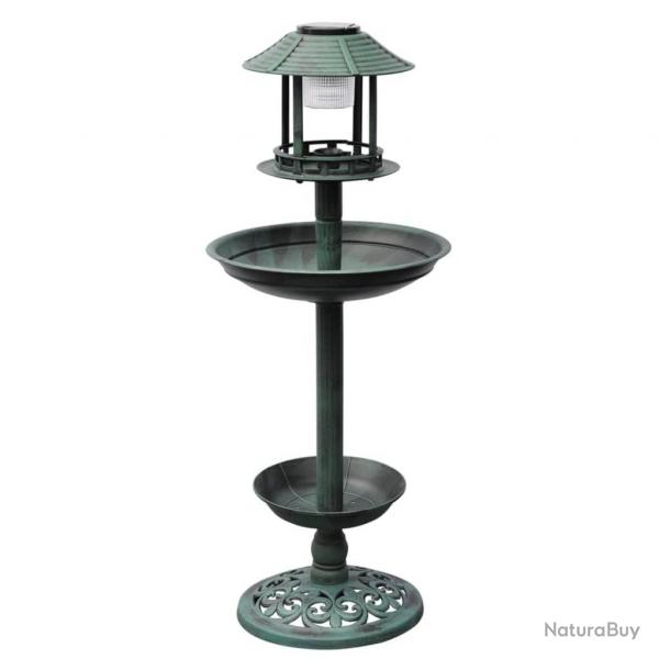 Mangeoire  oiseaux avec lampe solaire alsavelo
