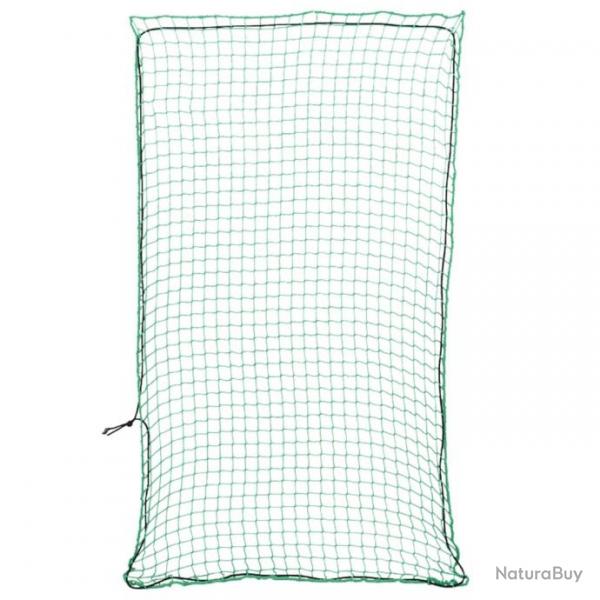 Filet pour remorque avec corde lastique vert 4x2,5 m PP