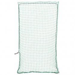 Filet pour remorque avec corde élastique vert 4,5x2,5 m PP alsavelo