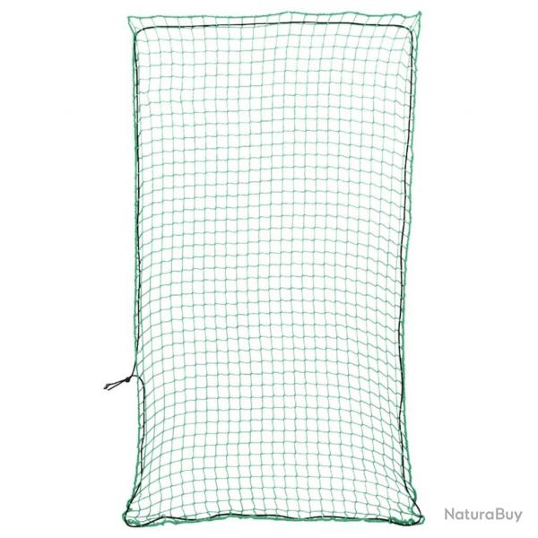 Filet pour remorque avec corde lastique vert 4,5x2,5 m PP alsavelo