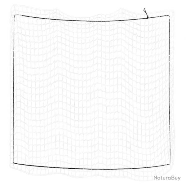 Filet pour remorque avec corde lastique blanc 3x3 m PP alsavelo