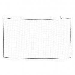 Filet pour remorque avec corde élastique blanc 4,5x2,5 m PP alsavelo