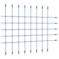 Filet d'escalade 200x150 cm Bleu alsavelo